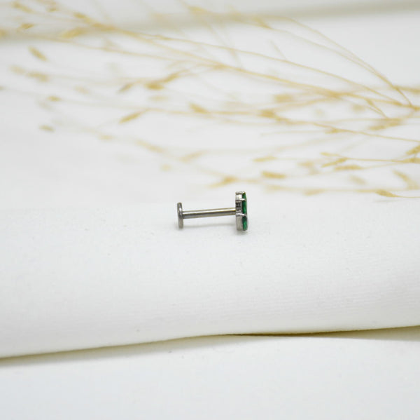 PIERCING DE TITANIO SILVER LYRA