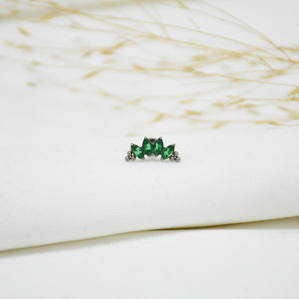 PIERCING DE TITANIO SILVER LYRA