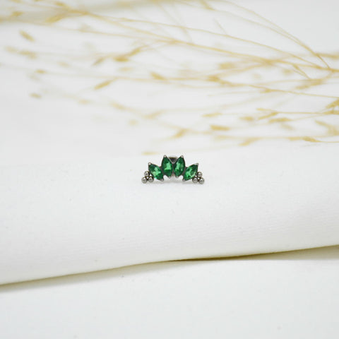 PIERCING DE TITANIO SILVER LYRA