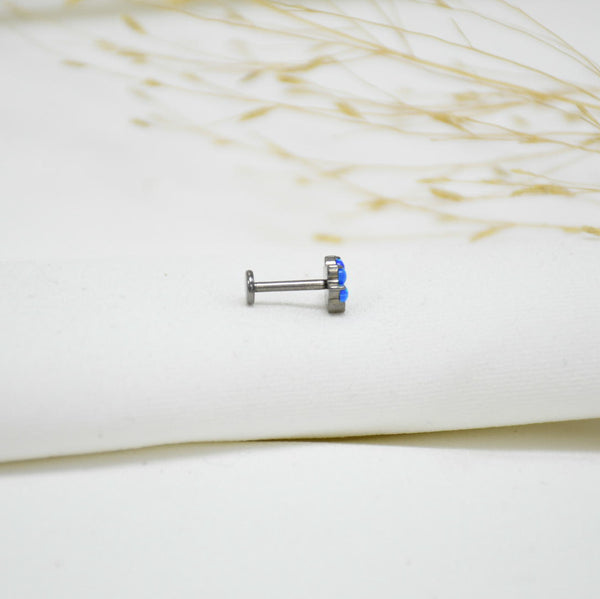 PIERCING DE TITANIO SILVER OLI