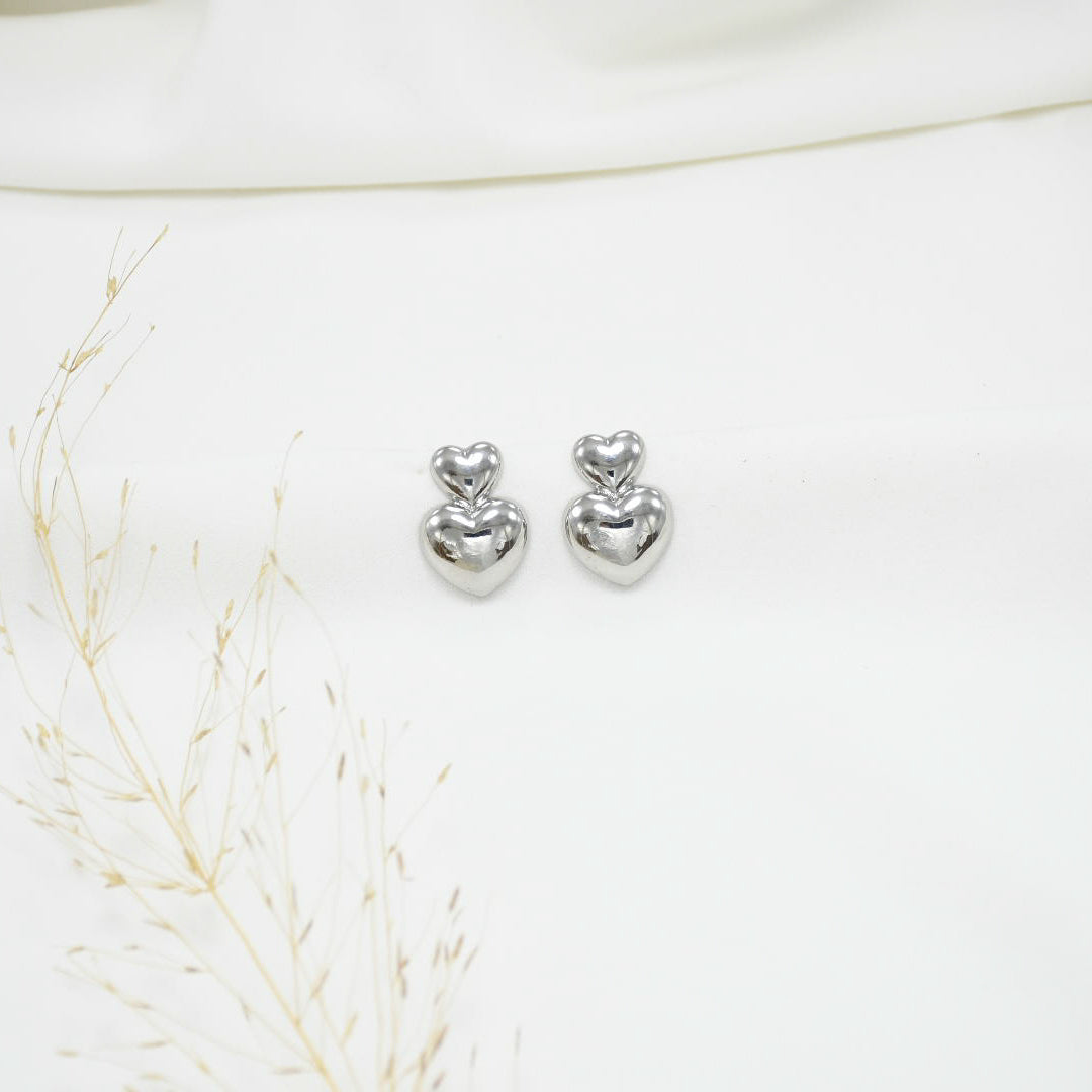 ARETES CHUNKY SILVER VERONA