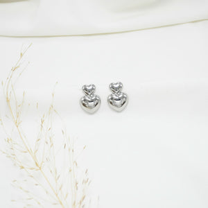 ARETES CHUNKY SILVER VERONA