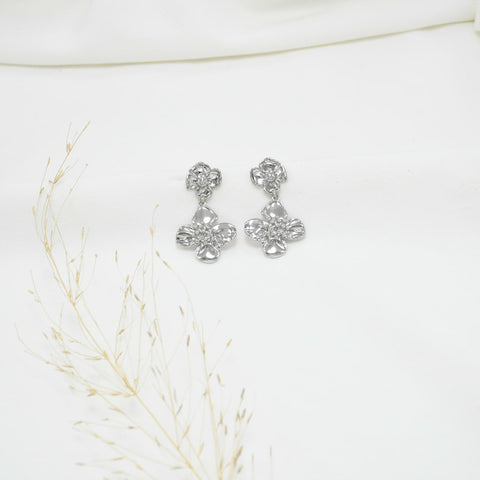 ARETES CHUNKY SILVER HILARY