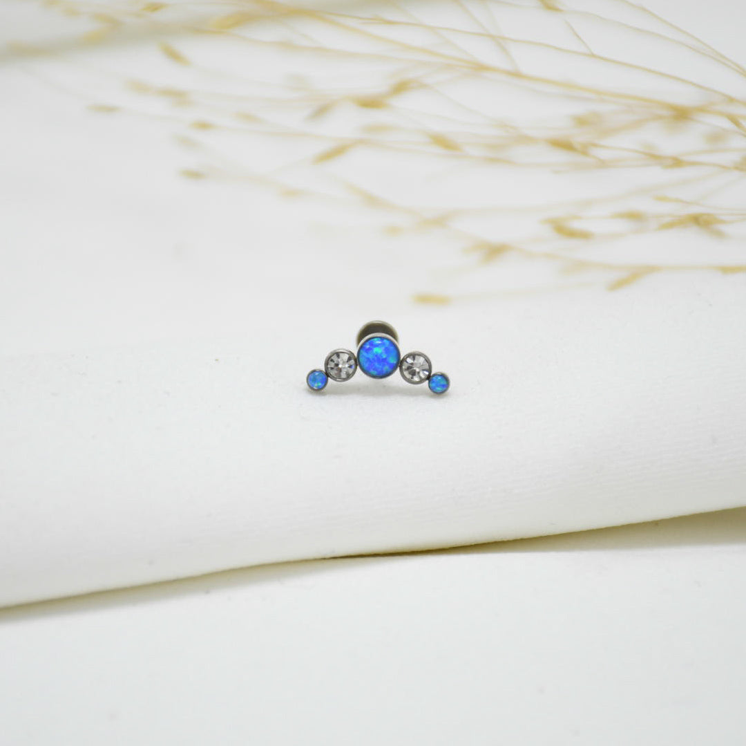 PIERCING DE TITANIO SILVER LEANDRA