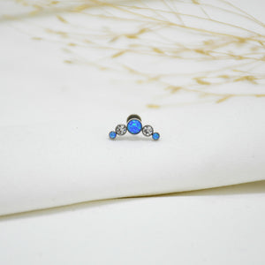 PIERCING DE TITANIO SILVER LEANDRA