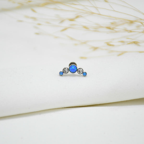 PIERCING DE TITANIO SILVER LEANDRA