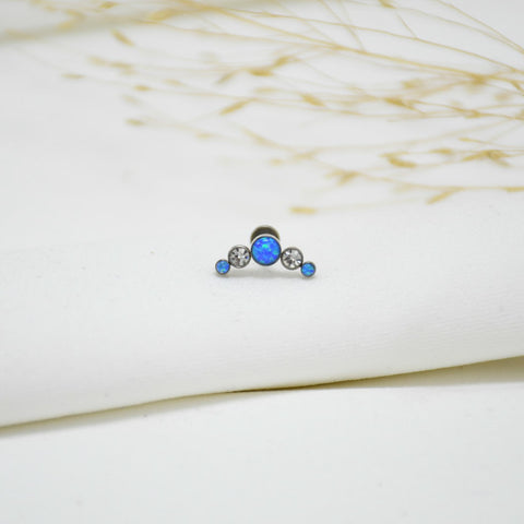 PIERCING DE TITANIO SILVER LEANDRA