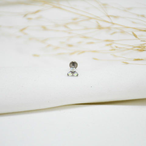 PIERCING DE TITANIO SILVER TARA
