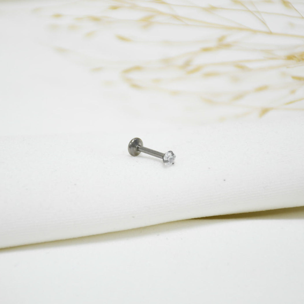 PIERCING DE TITANIO SILVER IRIS