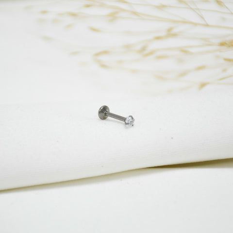 PIERCING DE TITANIO SILVER IRIS