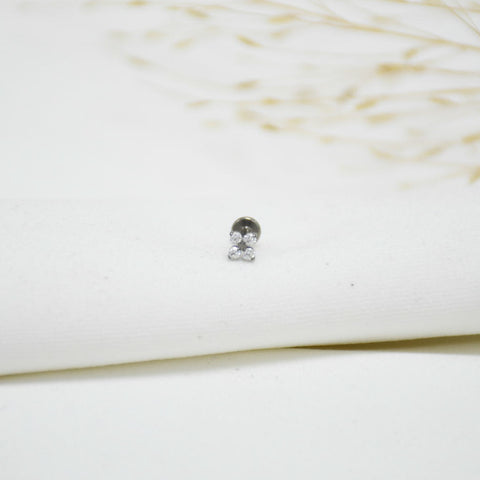 PIERCING DE TITANIO SILVER FLORENCIA