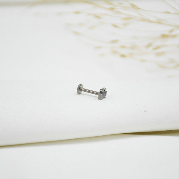 PIERCING DE TITANIO SILVER SABRINA