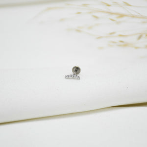 PIERCING DE TITANIO SILVER EMMALU