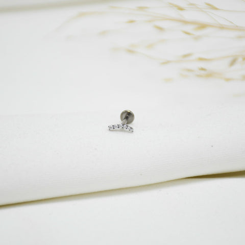 PIERCING DE TITANIO SILVER EMMALU