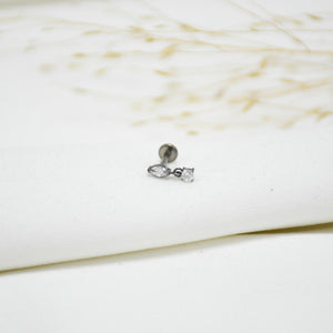 PIERCING DE TITANIO SILVER BLAIR