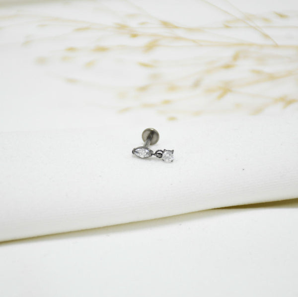 PIERCING DE TITANIO SILVER BLAIR