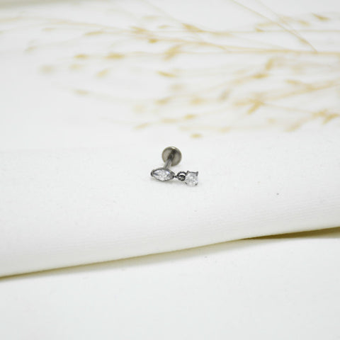 PIERCING DE TITANIO SILVER BLAIR