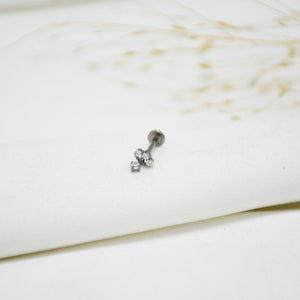 PIERCING DE TITANIO SILVER VERONICA