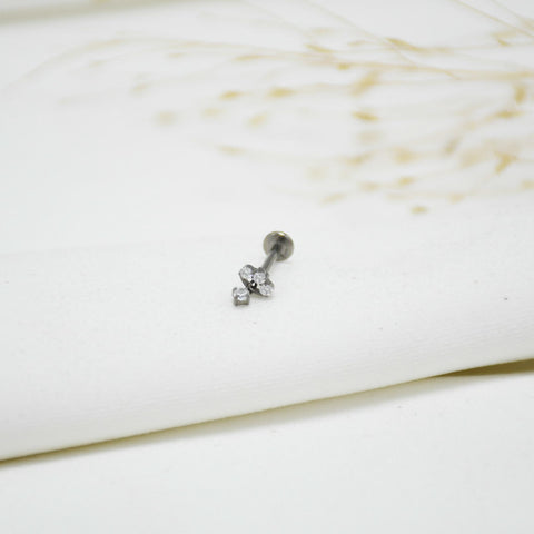 PIERCING DE TITANIO SILVER VERONICA
