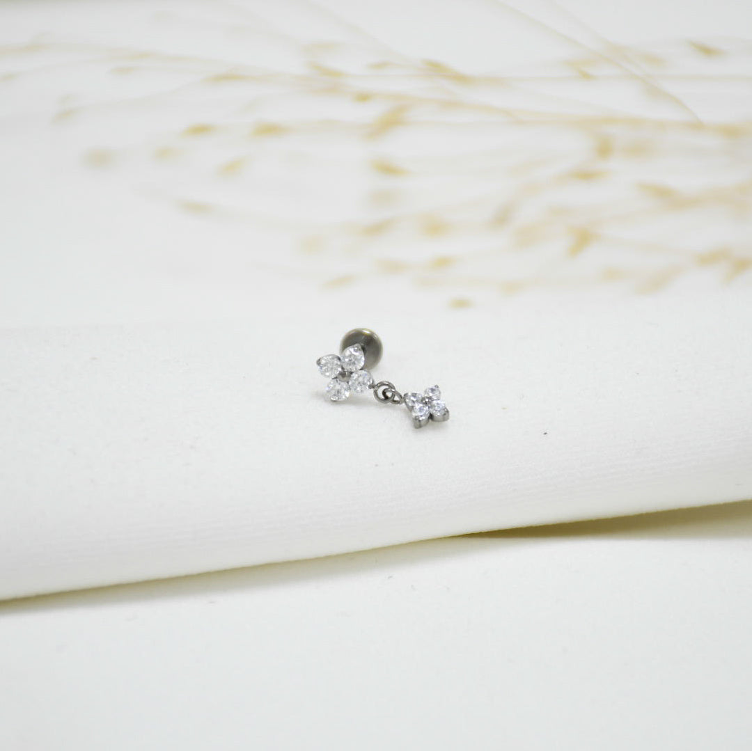 PIERCING DE TITANIO SILVER SERENA