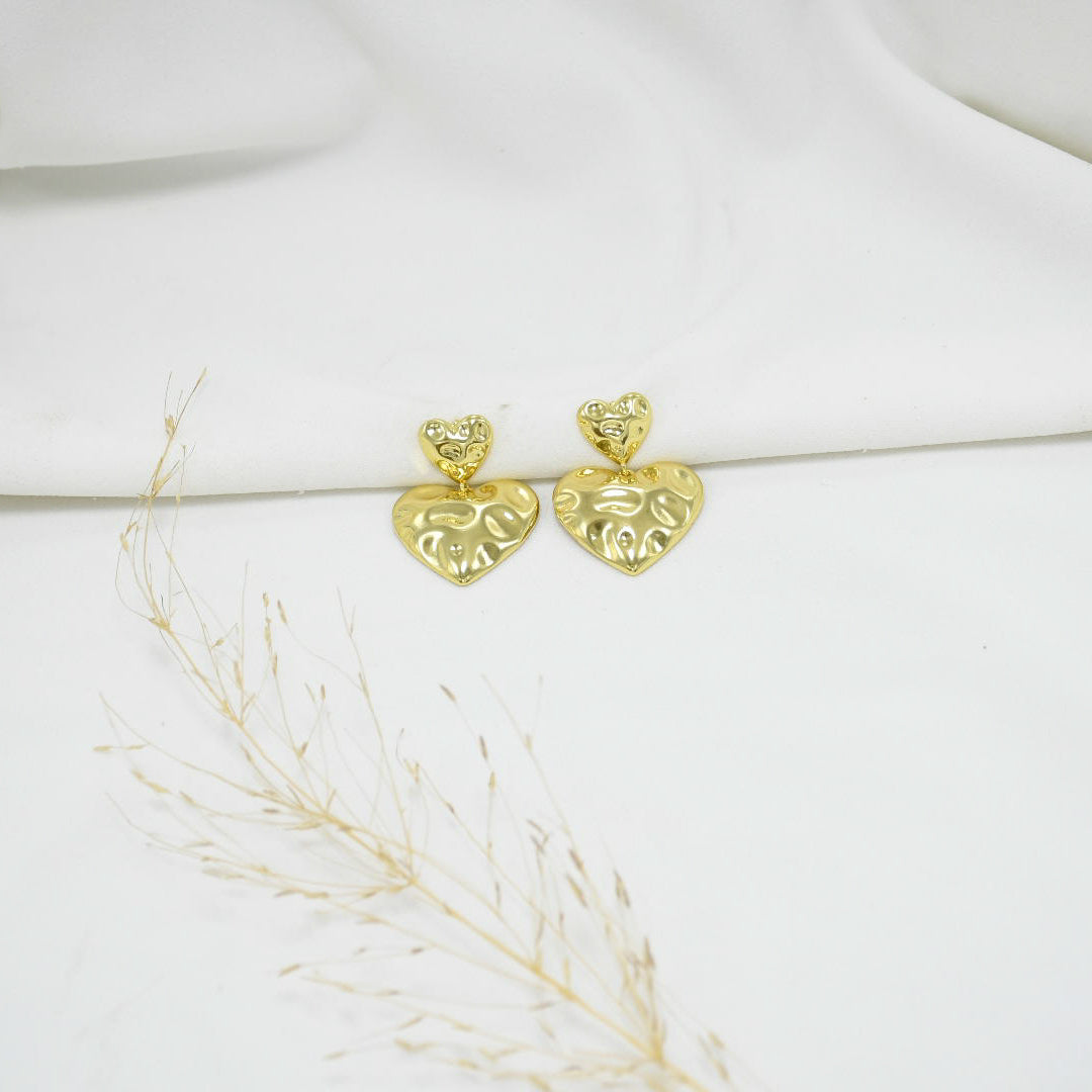 ARETES CHUNKY GOLD NURIA