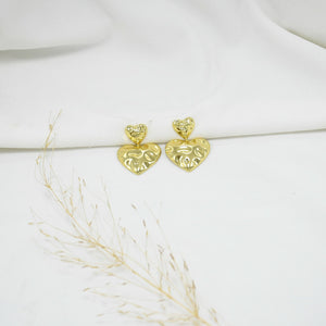 ARETES CHUNKY GOLD NURIA