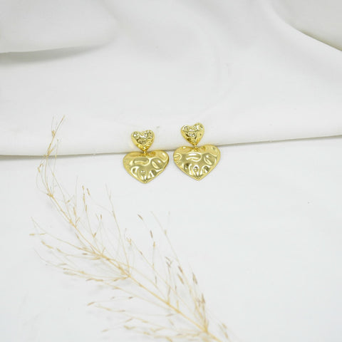 ARETES CHUNKY GOLD NURIA