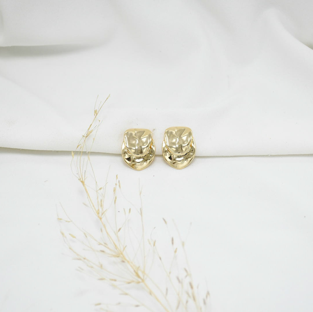 ARETES CHUNKY GOLD RAFAELLA