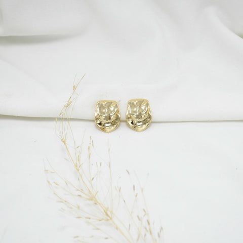 ARETES CHUNKY GOLD RAFAELLA