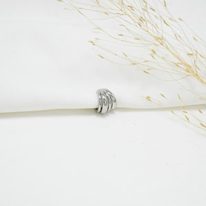 EARCUFF SILVER FERNY