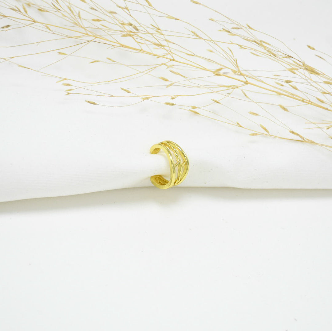 EARCUFF GOLD FERNANDA
