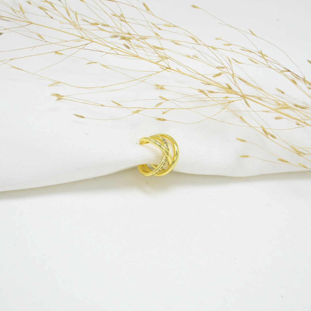 EARCUFF GOLD WENDY