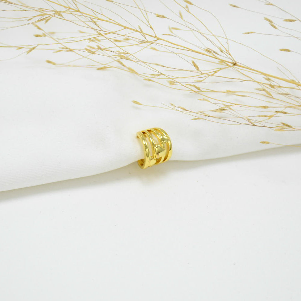 EARCUFF GOLD POLIANA