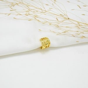 EARCUFF GOLD POLIANA