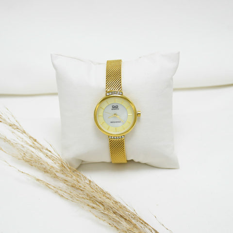 RELOJ DE MUJER GOLD Q&Q SANDRA