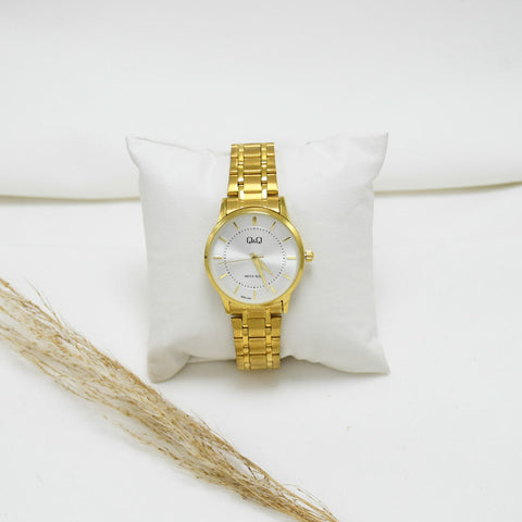 RELOJ DE MUJER GOLD BLACK Q&Q FLAVIA