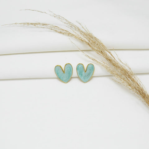 ARETES GOLD EFECTO NÁCAR LOVE IV