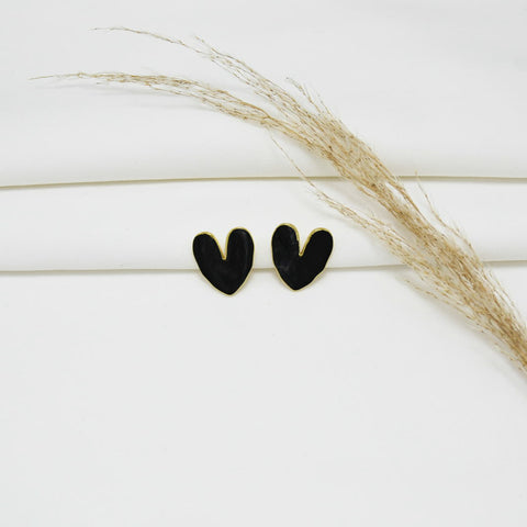 ARETES GOLD EFECTO NÁCAR LOVE III