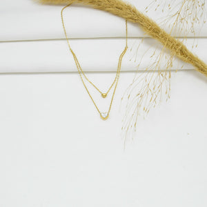 SET DE CADENAS MÓNICA *2 GOLD