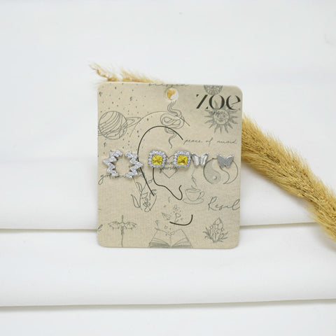 SET DE ARETES SILVER ANAIS