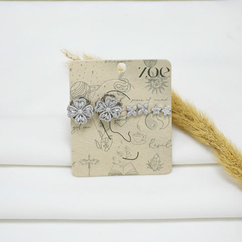SET DE ARETES SILVER KIARA