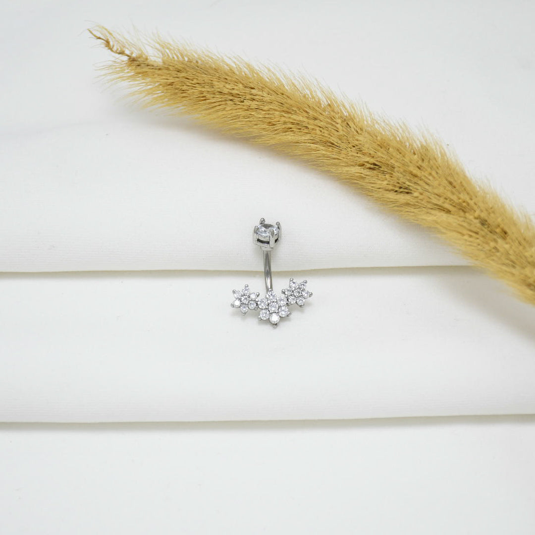 PIERCING DE OMBLIGO SILVER REBECA