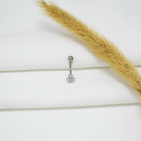 PIERCING DE OMBLIGO SILVER RAFAELLA