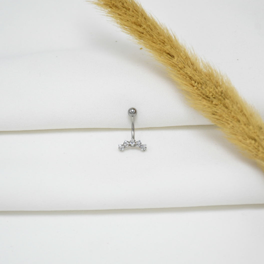 PIERCING DE OMBLIGO SILVER TRACY