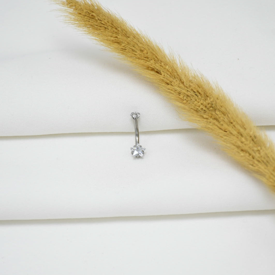 PIERCING DE OMBLIGO SILVER LUCIANA