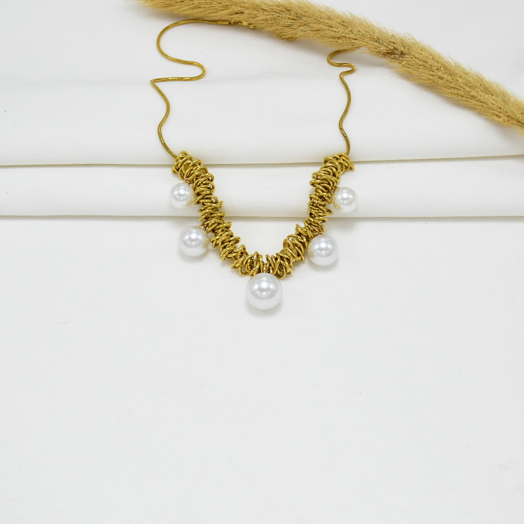 COLLAR CHUNKY TURQUESA