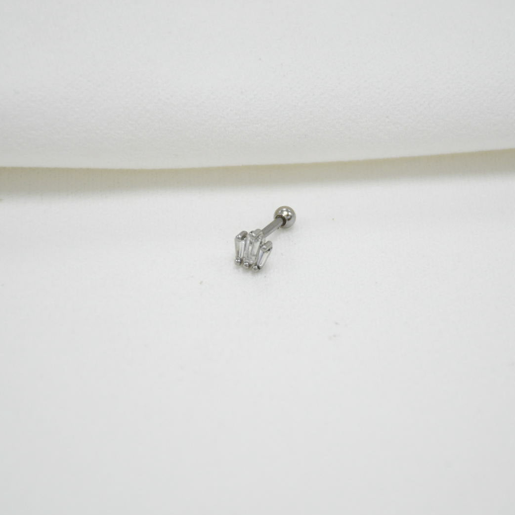 PIERCING SILVER AGATHA