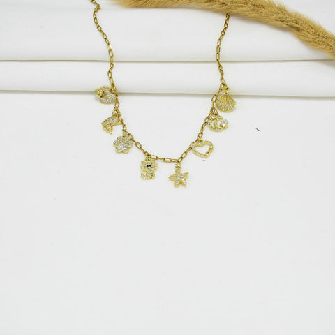 COLLAR GOLD CHUNKY ETUDE