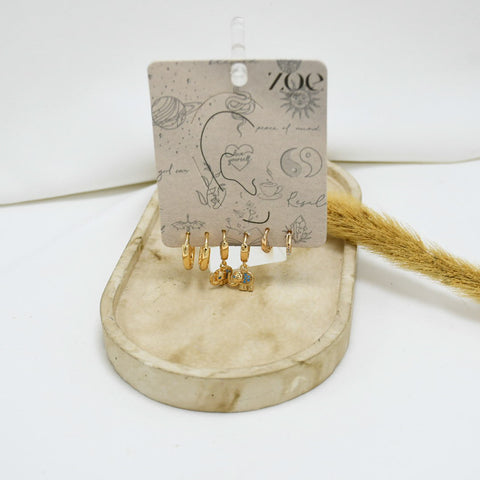 SET DE ARGOLLAS GOLD XI