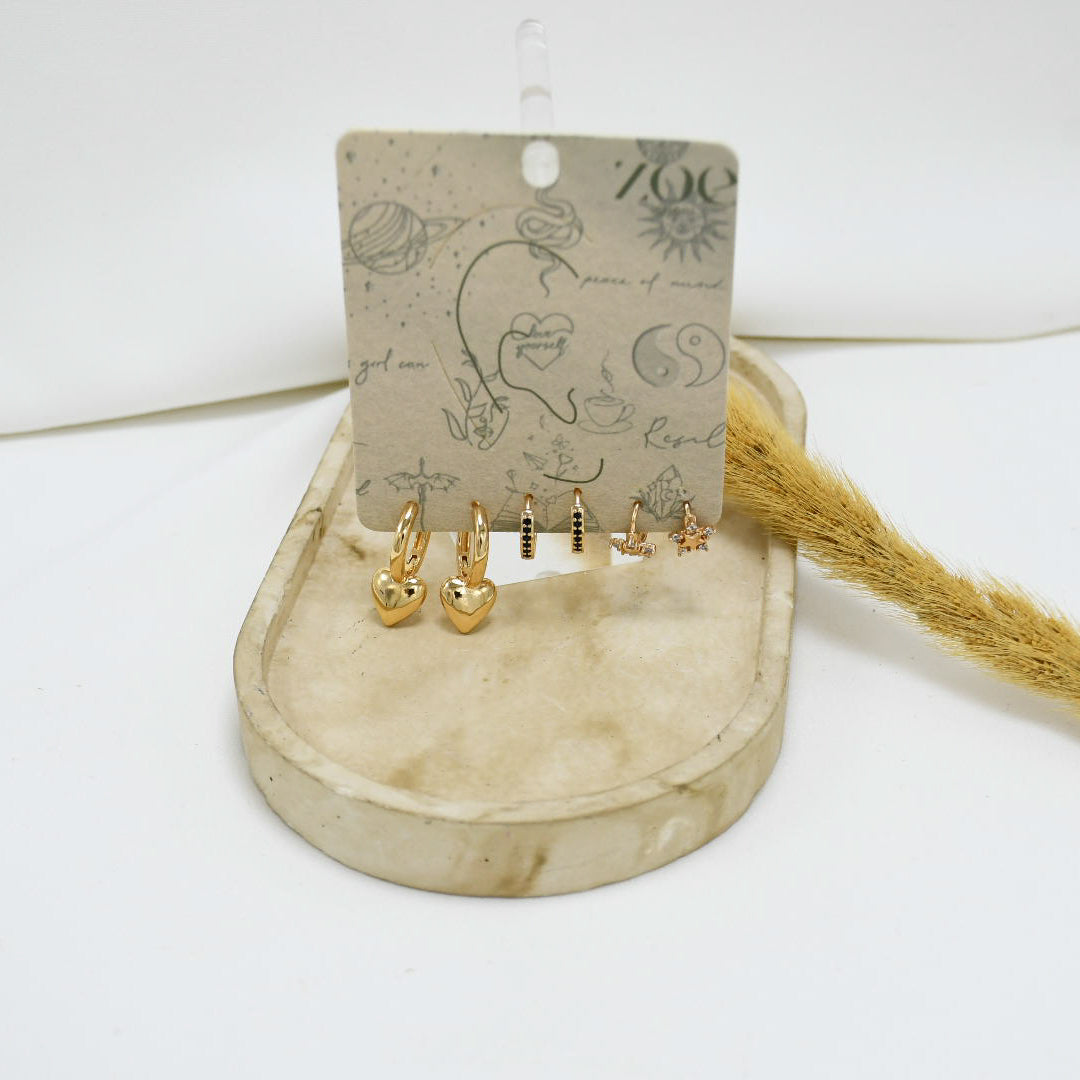 SET DE ARGOLLAS GOLD XII